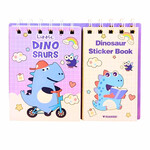 Libreta Colours Dino+ 8 Stickers A-395  26701